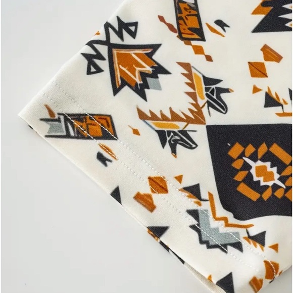 🌵Western/Tribal Print High Waist Leggings Casual Skinny Stretchy Leggings - Picture 8 of 12